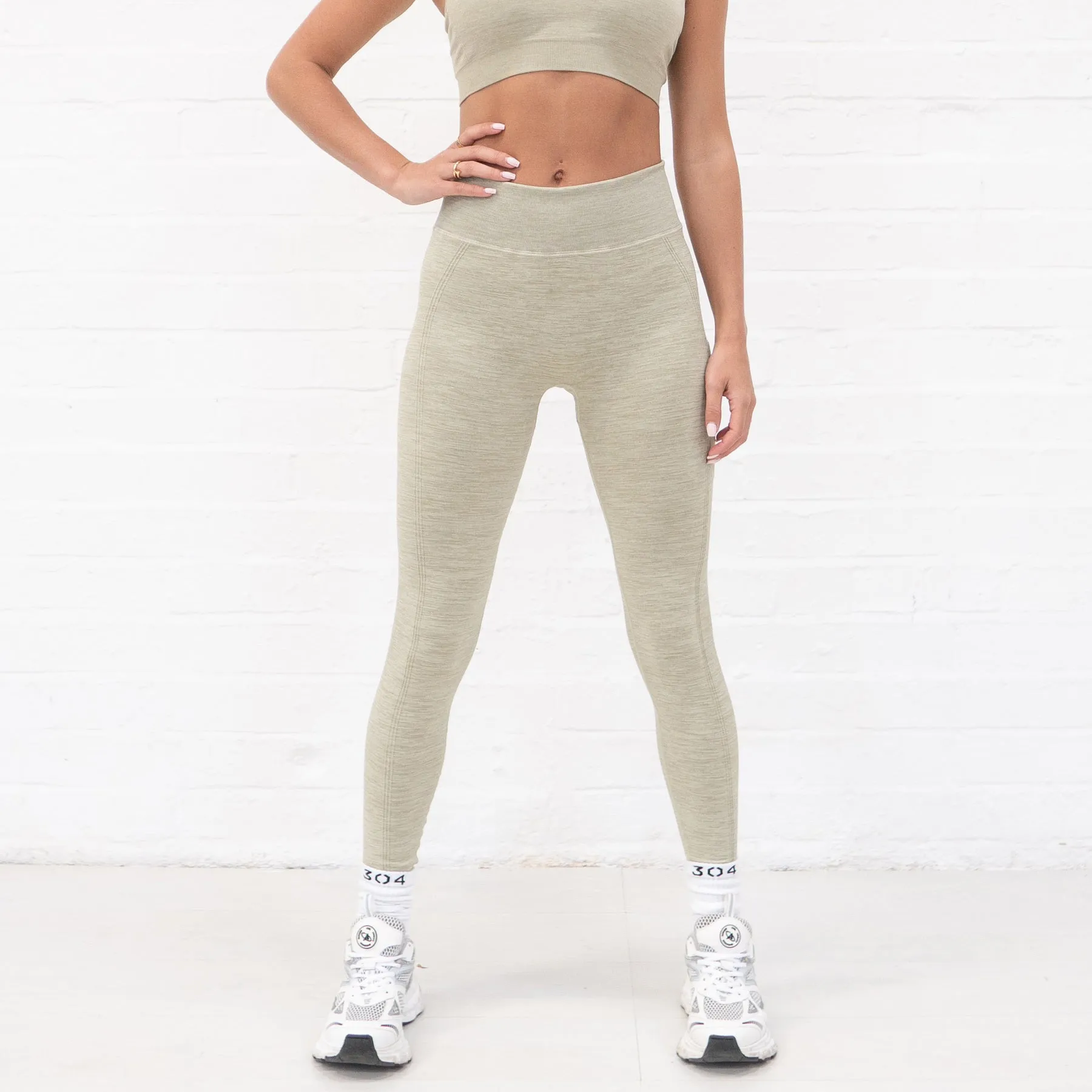 304 Recycled Seamless Active Leggings Pistachio