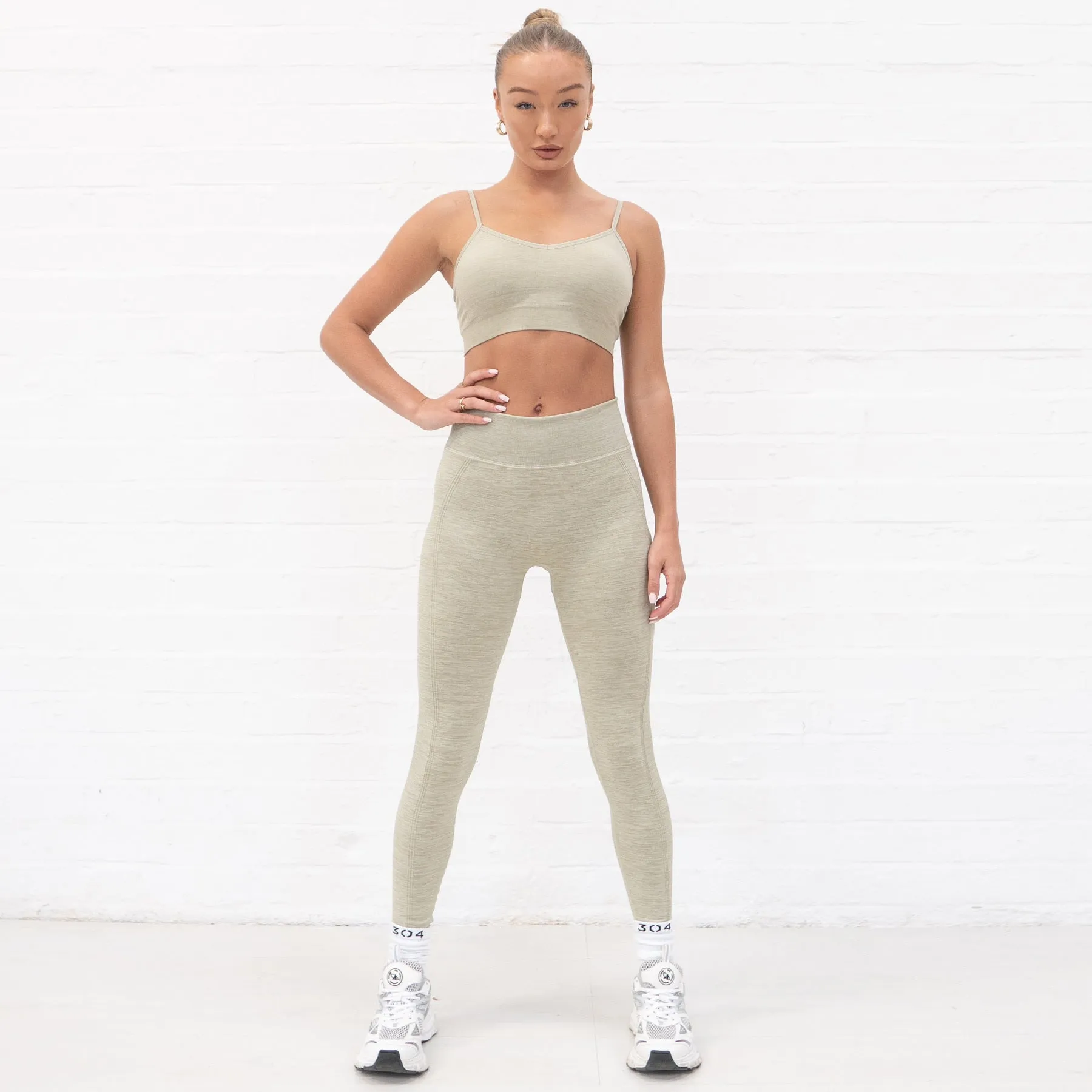 304 Recycled Seamless Active Leggings Pistachio