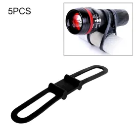 5 PCS Bike Bicycle High Strength Straps Holder For Cellphone Lights Computer, Random Color Delivery