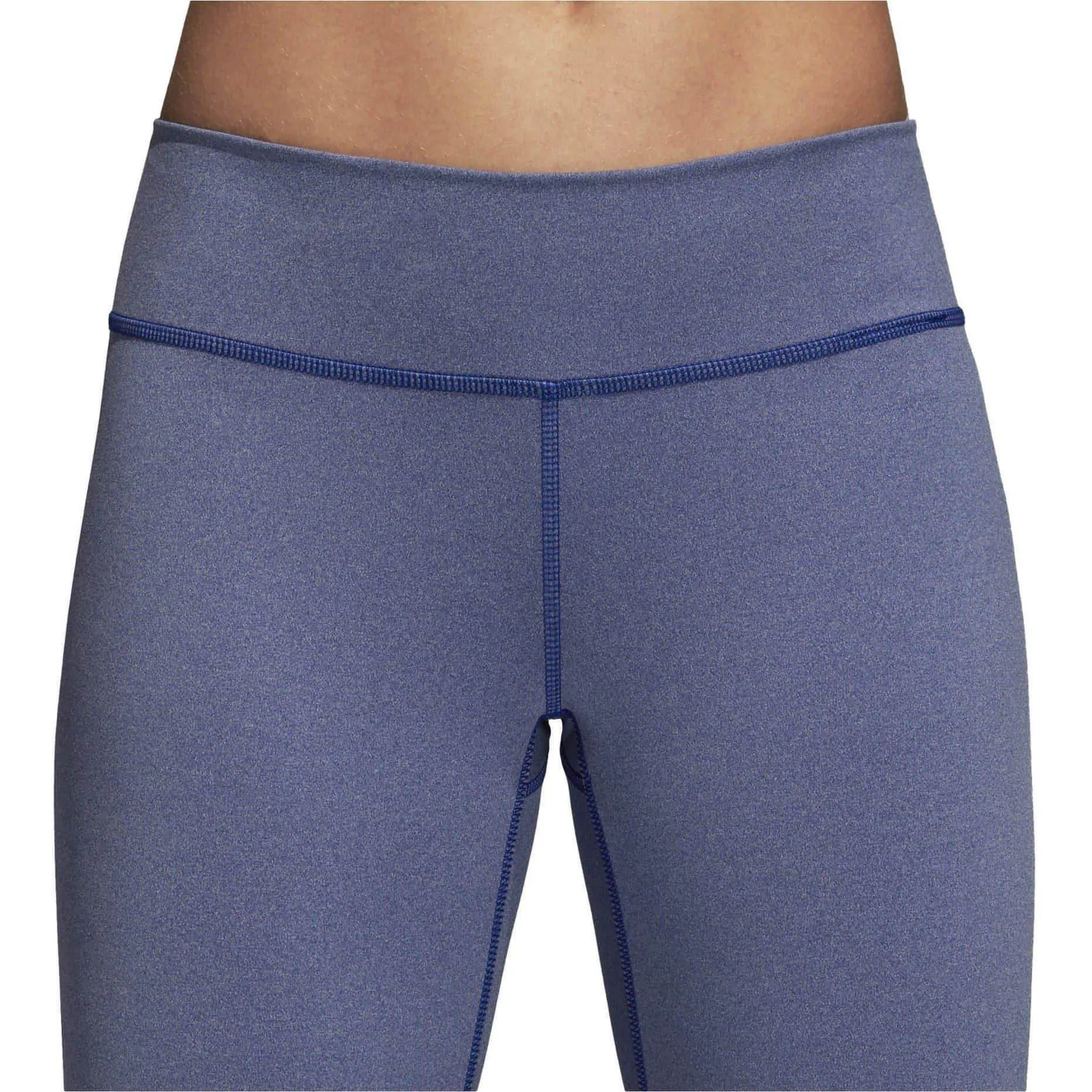 adidas Believe This Mid Rise Womens 7/8 Training Tights - Blue