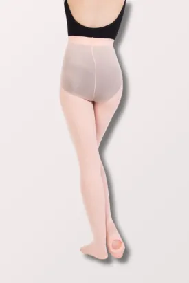 Adult Knit Waist Total Stretch Convertible Tights (A81) - Ballet Pink