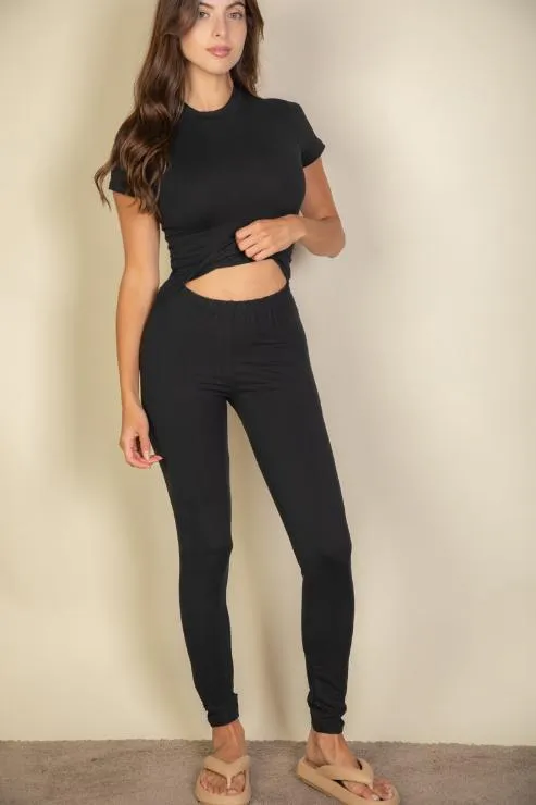 Basic Solid Leggings (capella)