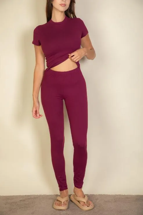 Basic Solid Leggings (capella)