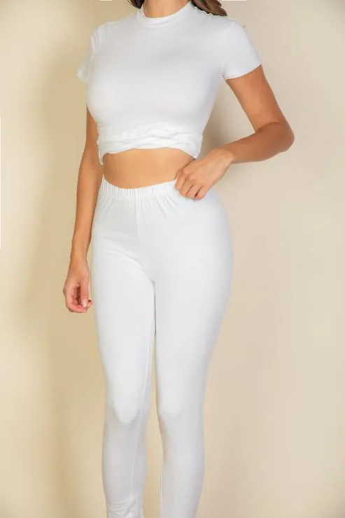 Basic Solid Leggings (capella)