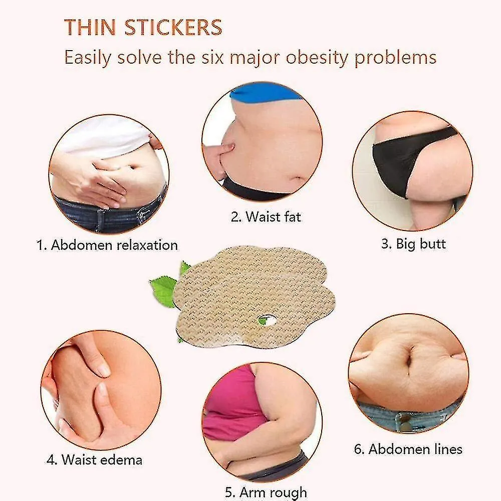 Belly Slim Patch 5/10pcs Abdomen Slimming Fat Burning Navel Stick Weight Loss Slimer Tool Wonder