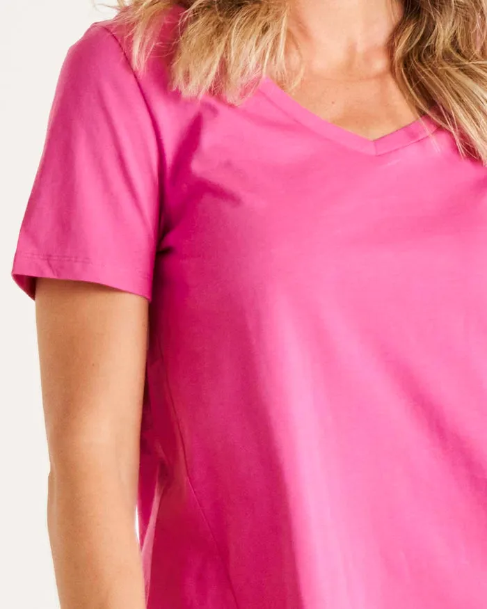 Betty Basics Luella Tee Azalea