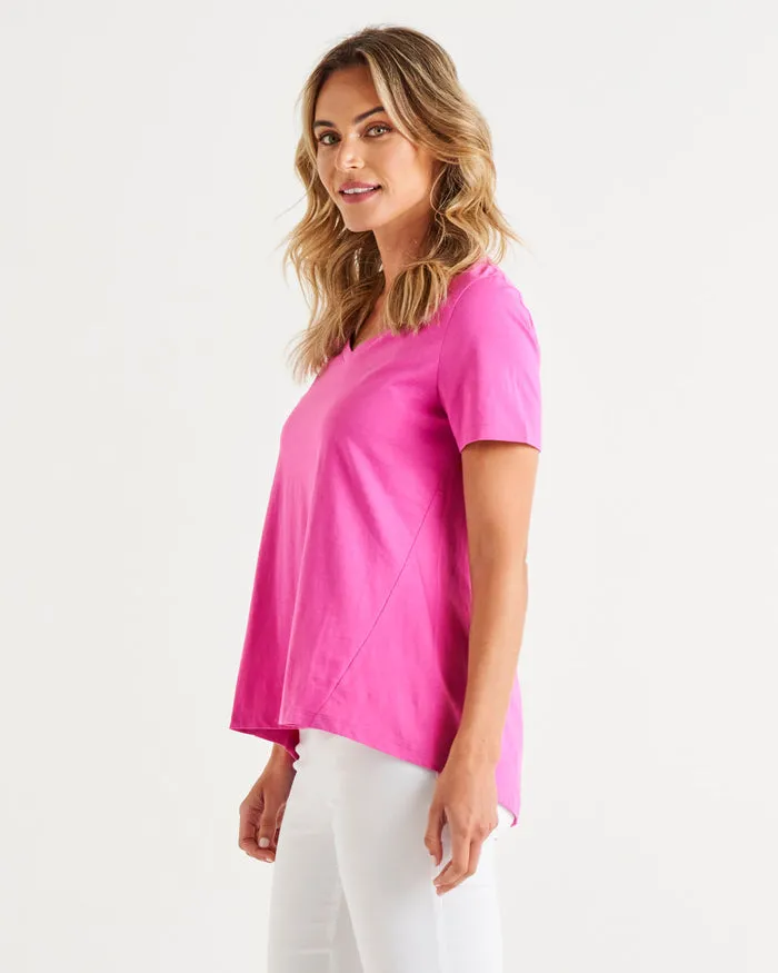 Betty Basics Luella Tee Azalea