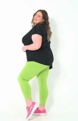 'BLISS' Rayon Legging - Lime