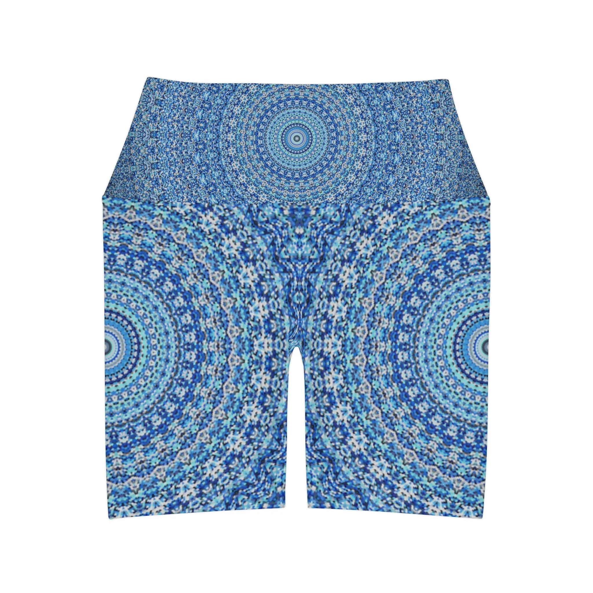 Blue Mandala - Inovax High Waisted Yoga Leggings