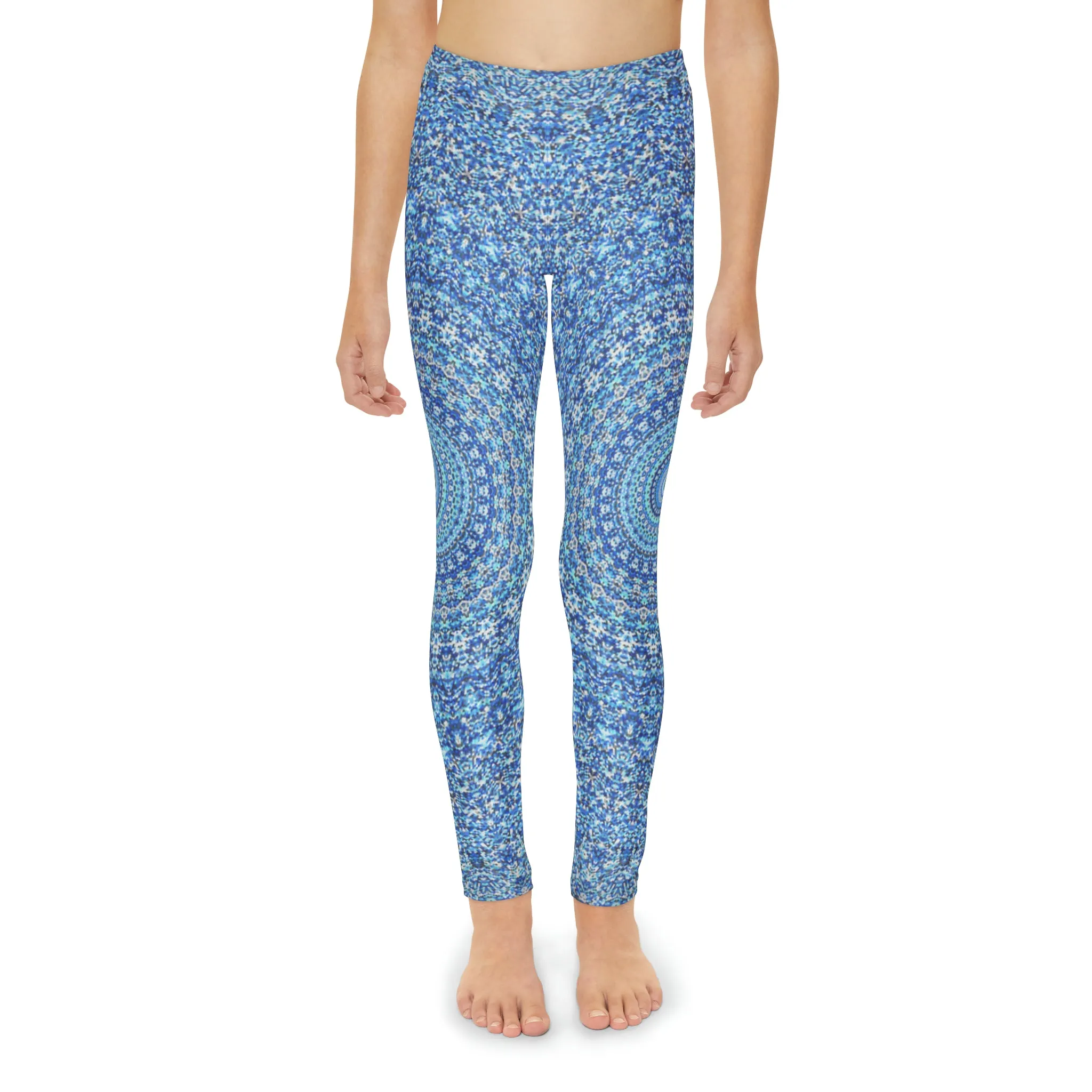 Blue Mandala - Inovax Youth Full-Length Leggings