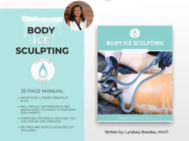 Body Ice Sculpting Training Manual, Body Ice Contouring Textbook