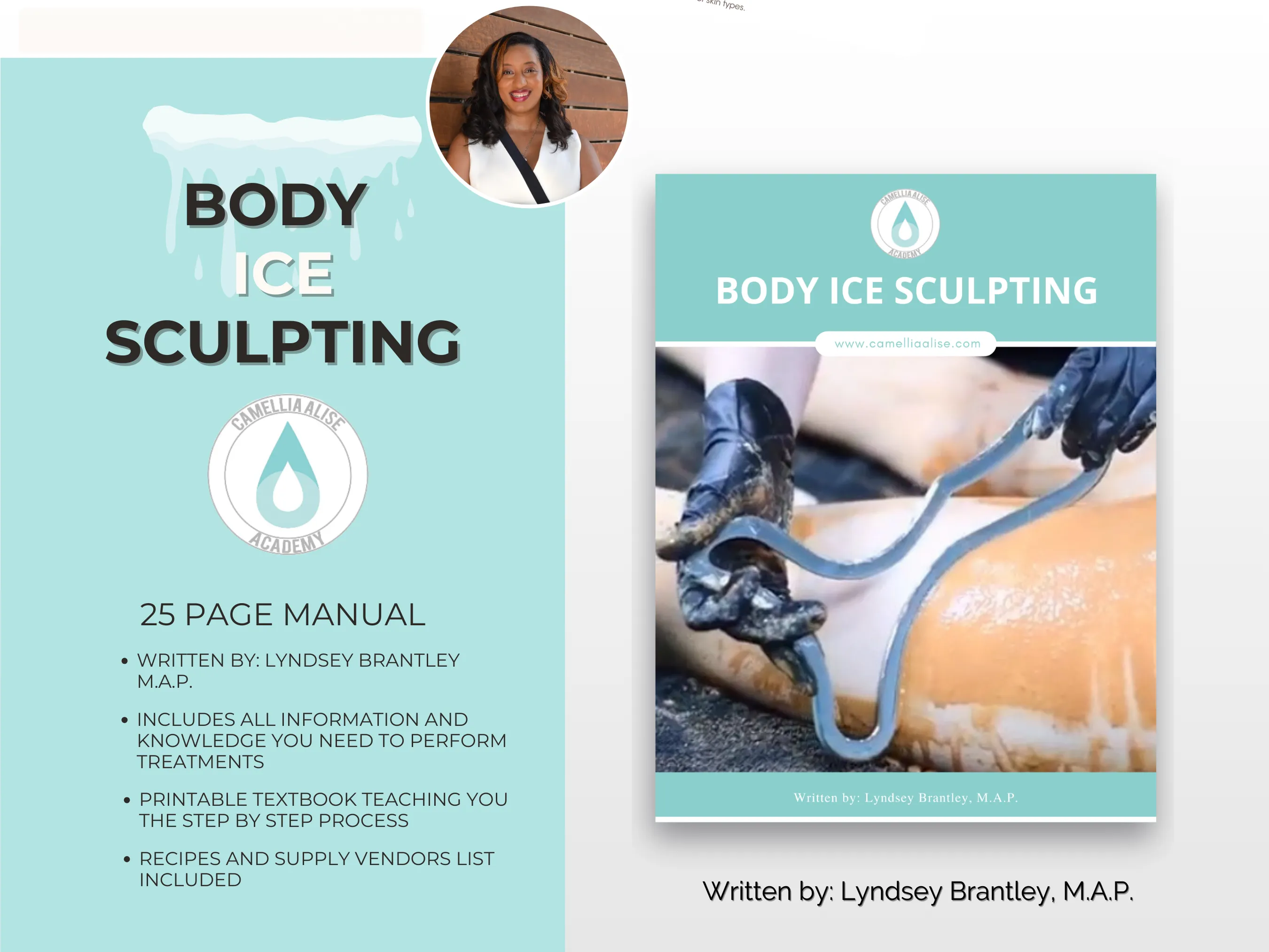 Body Ice Sculpting Training Manual, Body Ice Contouring Textbook