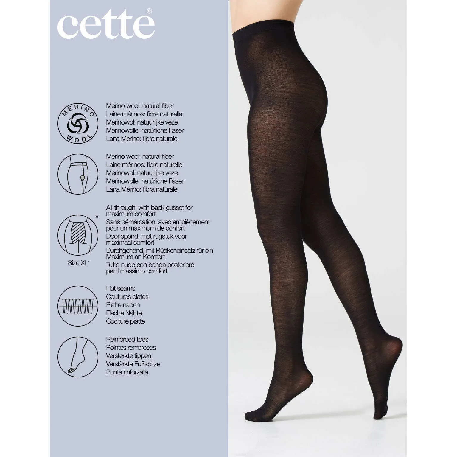 Cette Merino Wool Tights