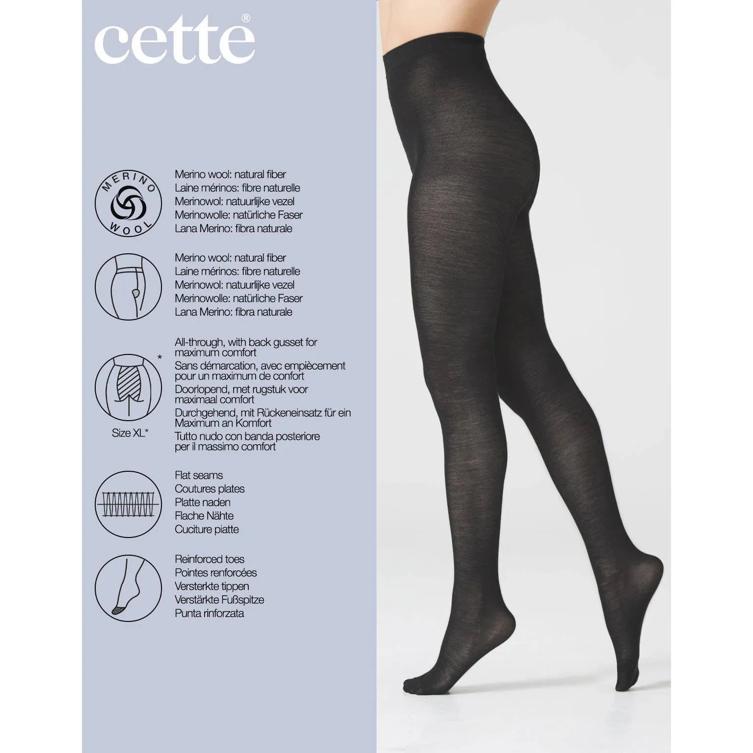 Cette Merino Wool Tights