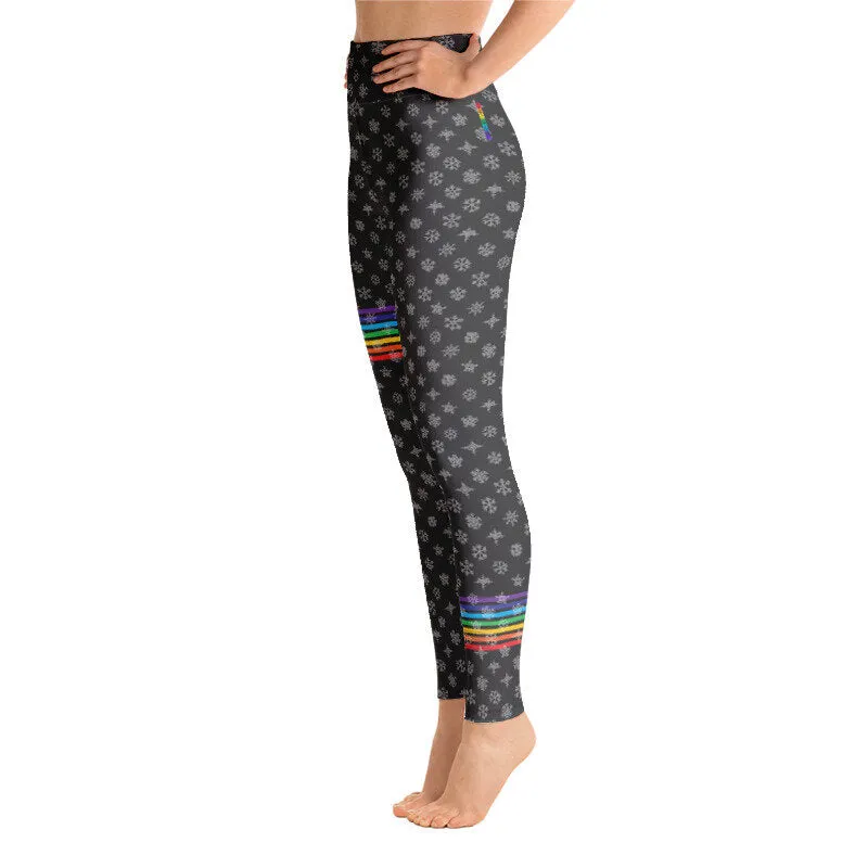 Chakra Snowflakes Yoga Leggings