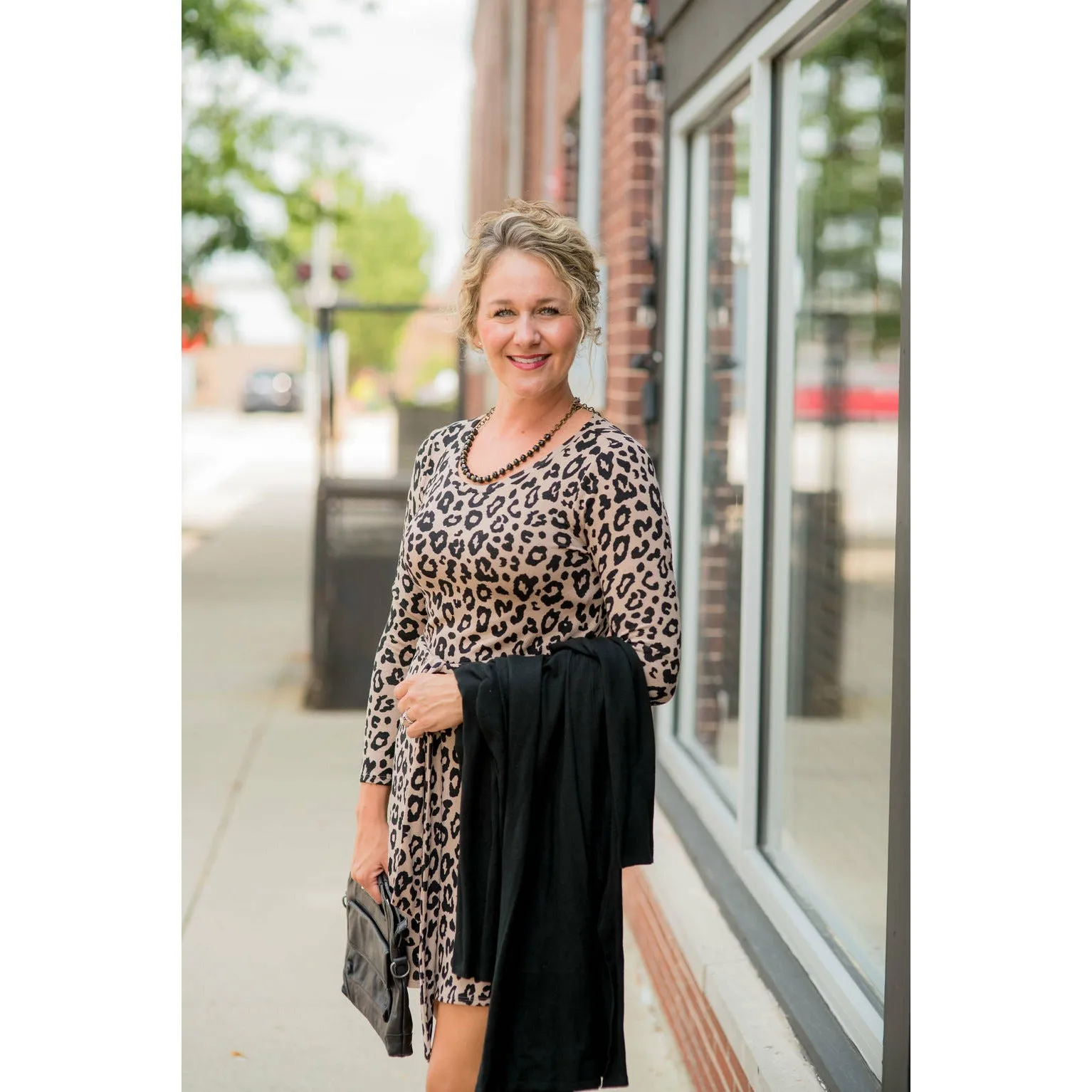 Cheetah Tie Dress