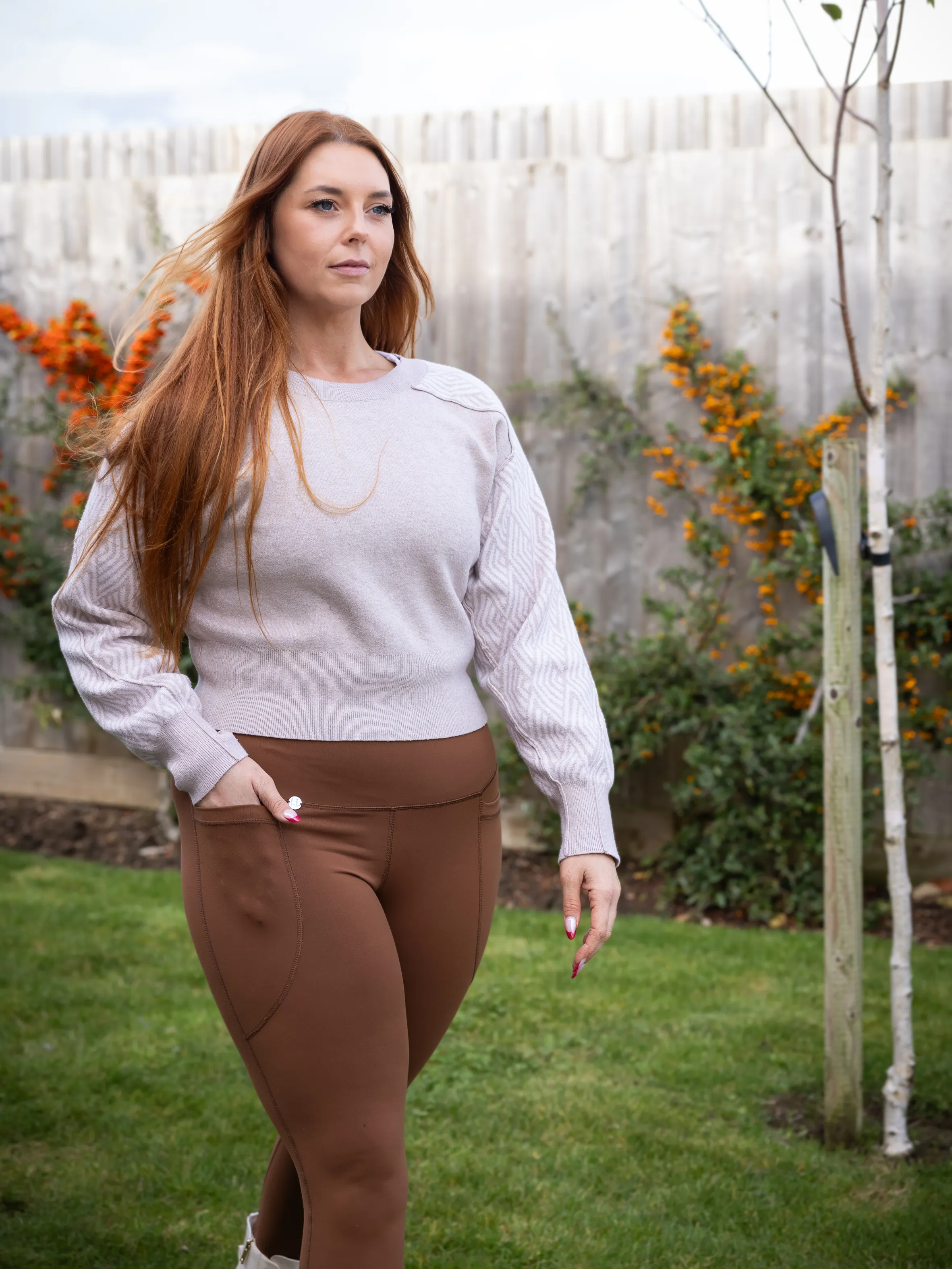 Comfort Max Chocolate 2 Pocket Full Leggings