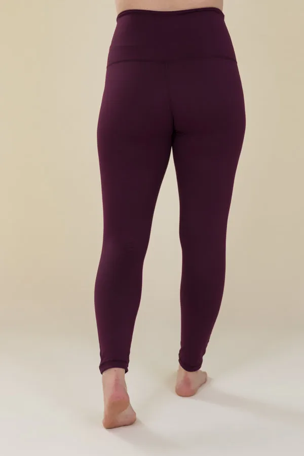 Comfort Max Plum 2 Pocket Full Leggings