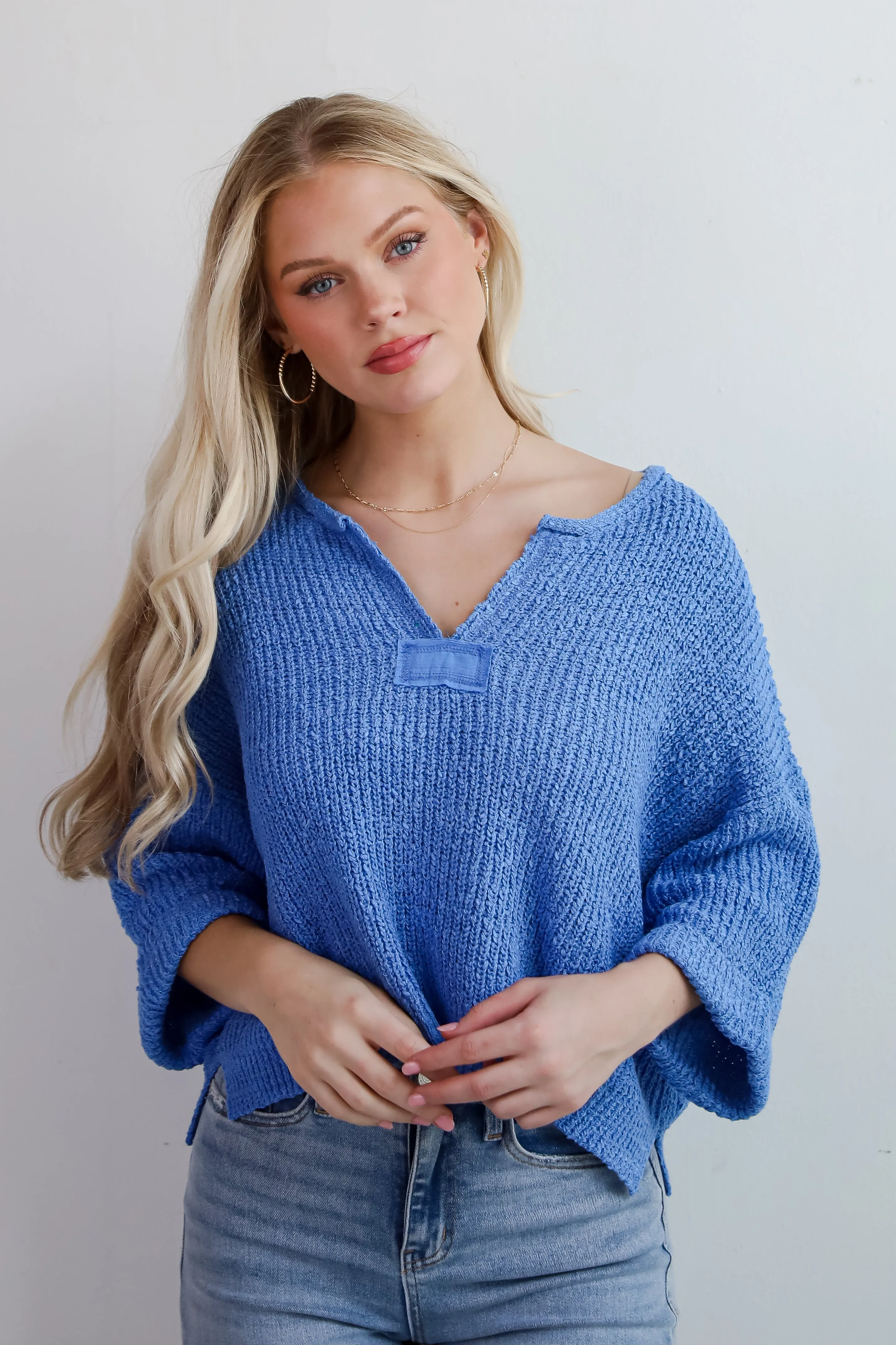 Cozy All Over Lightweight Knit Sweater