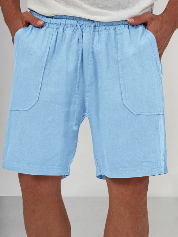 Cozy Lightweight Cotton Linen Shorts