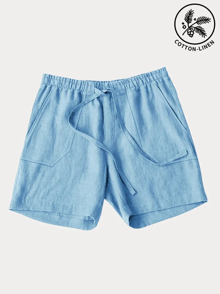 Cozy Lightweight Cotton Linen Shorts