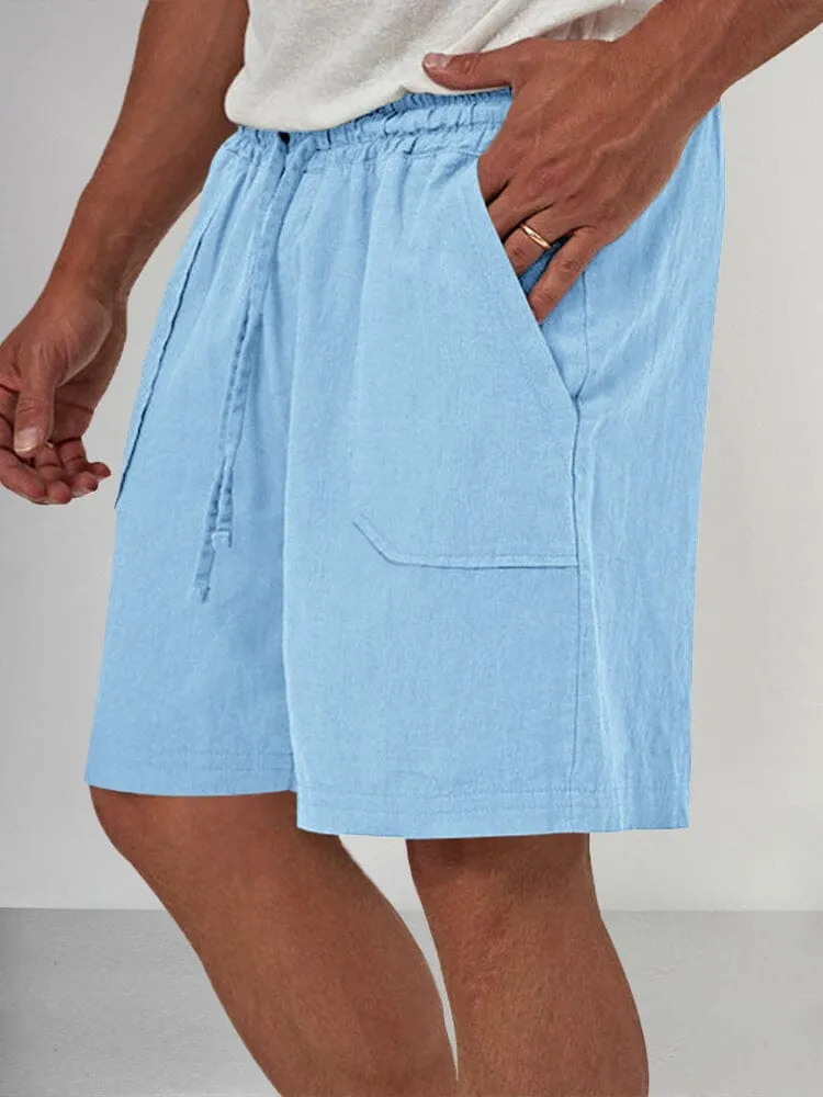 Cozy Lightweight Cotton Linen Shorts