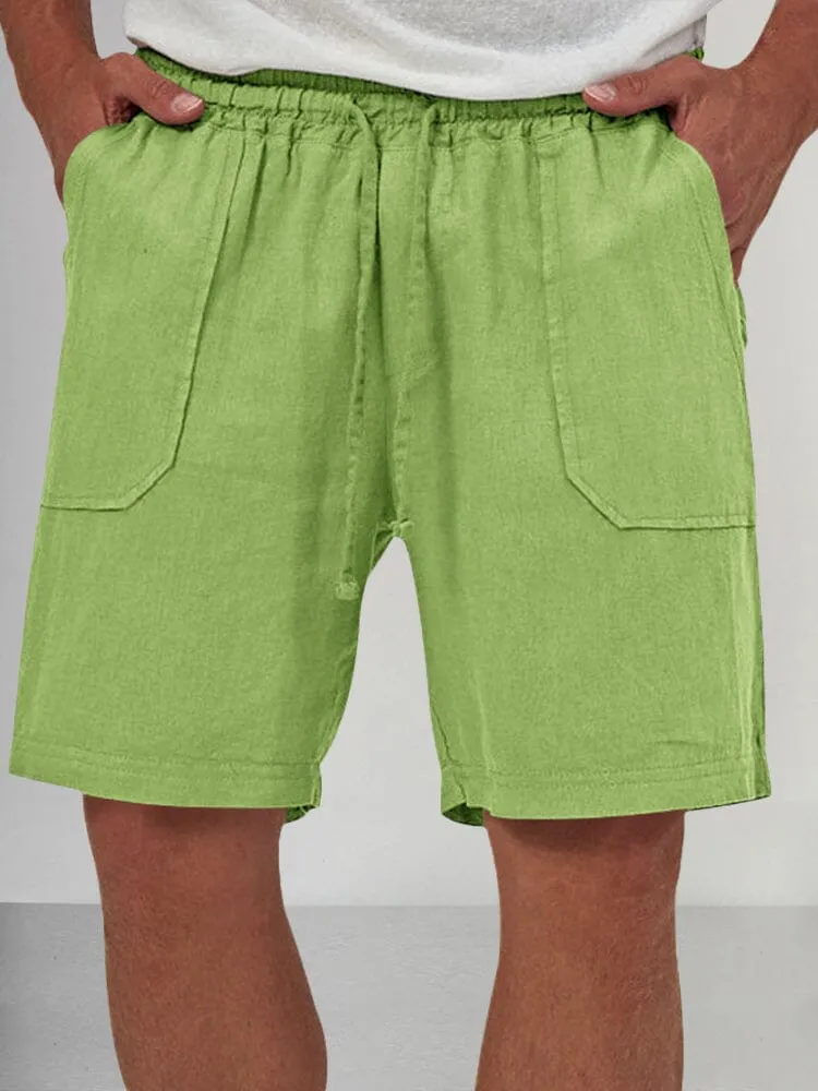 Cozy Lightweight Cotton Linen Shorts