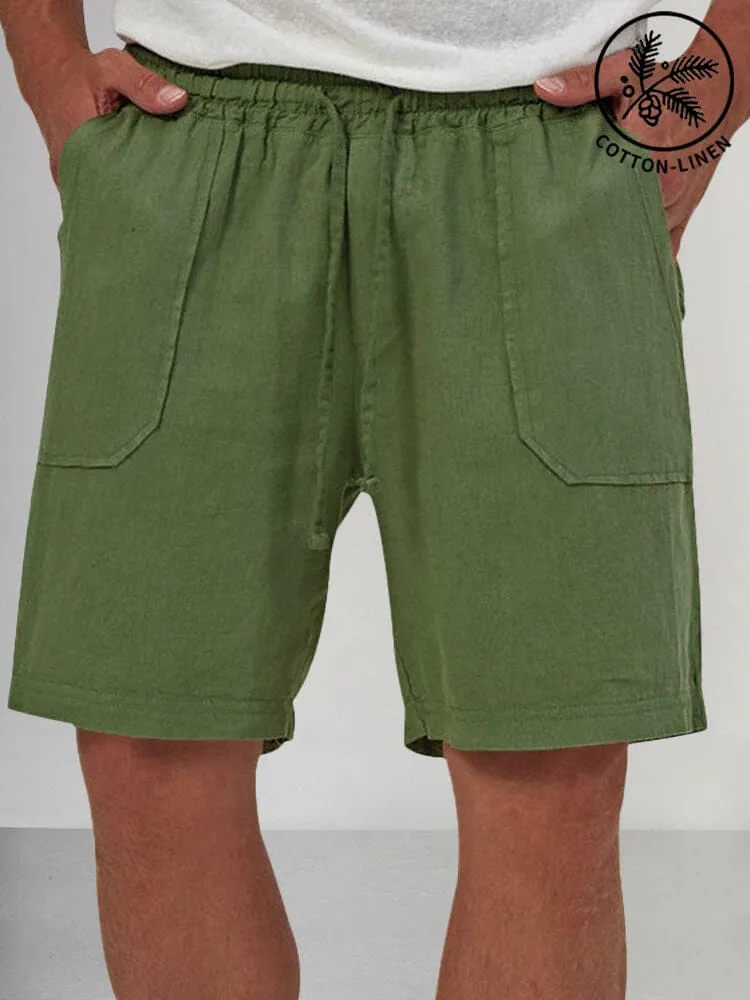 Cozy Lightweight Cotton Linen Shorts