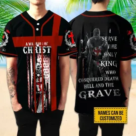 Cross, Knight Templar Baseball Jersey - A Warrior Of Christ Custom Baseball Jersey Shirt