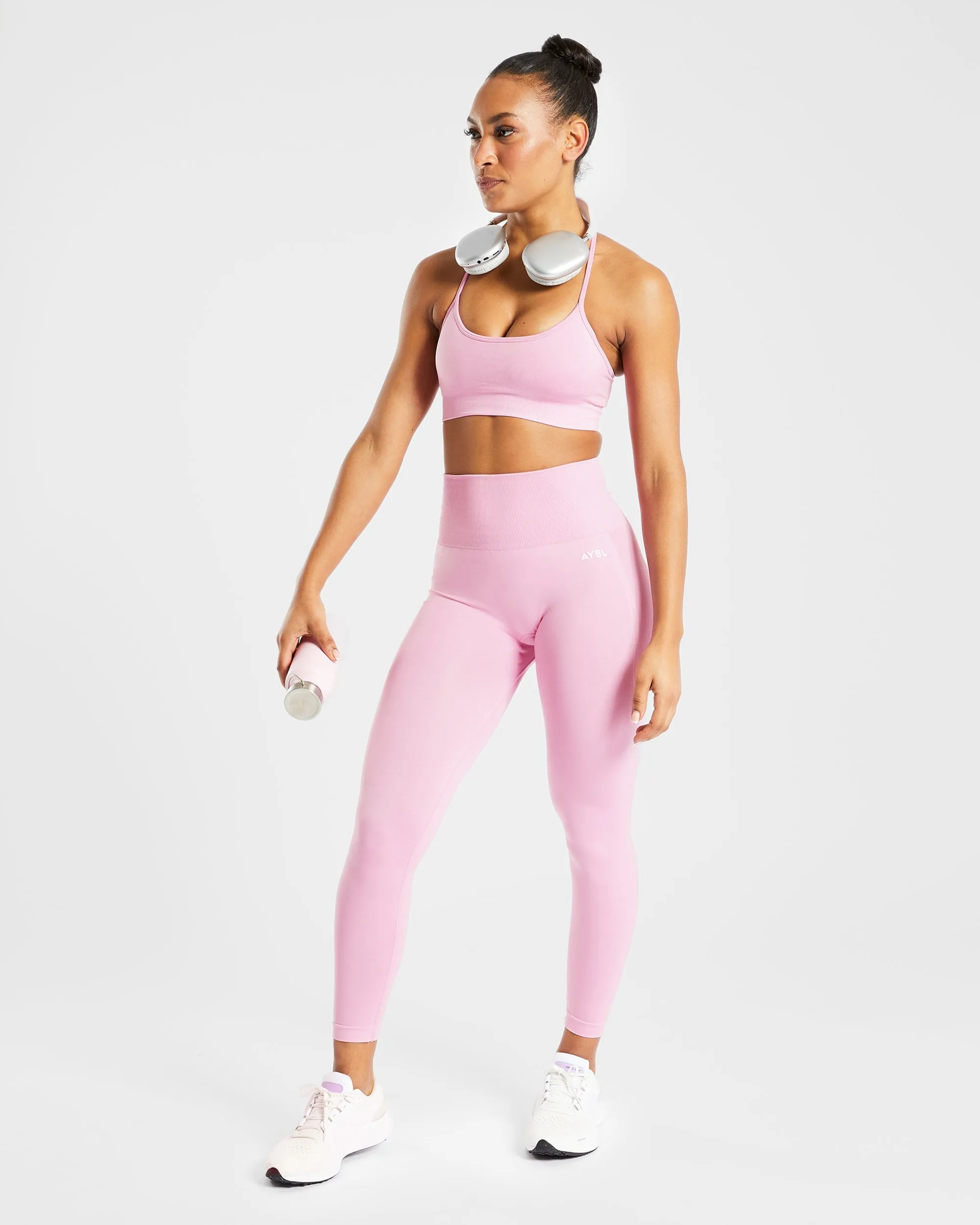 Empower Seamless Leggings - Baby Pink