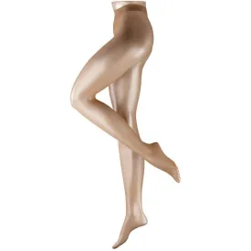 Falke Netted Woollen Tights - Powder Tan