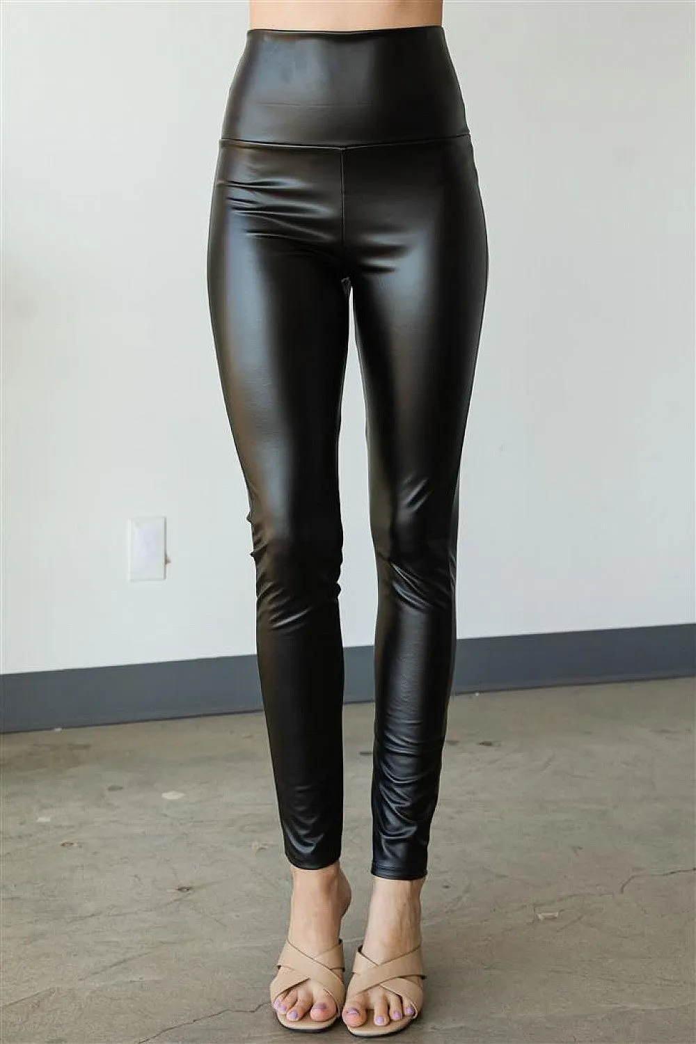 FAUX LEATHER LEGGINGS