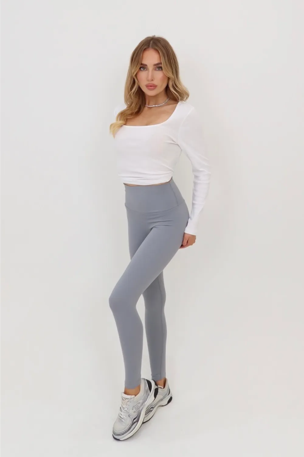 Glamify dove grey buttery soft legging