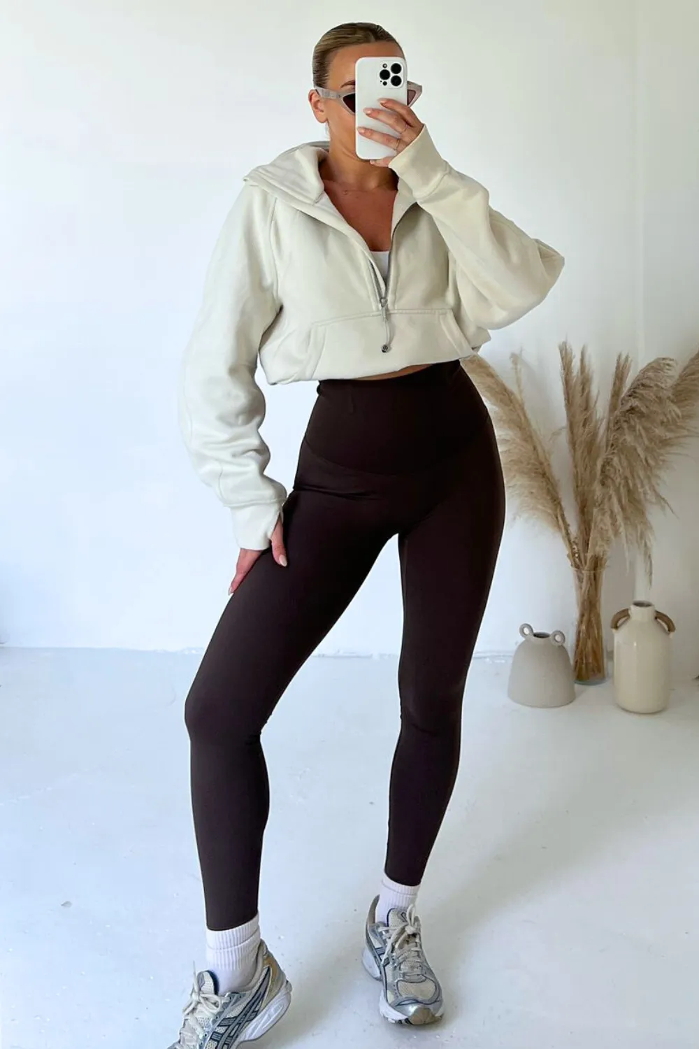 Grace chocolate seamless leggings