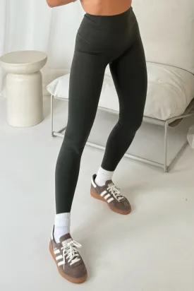 Grace khaki seamless leggings