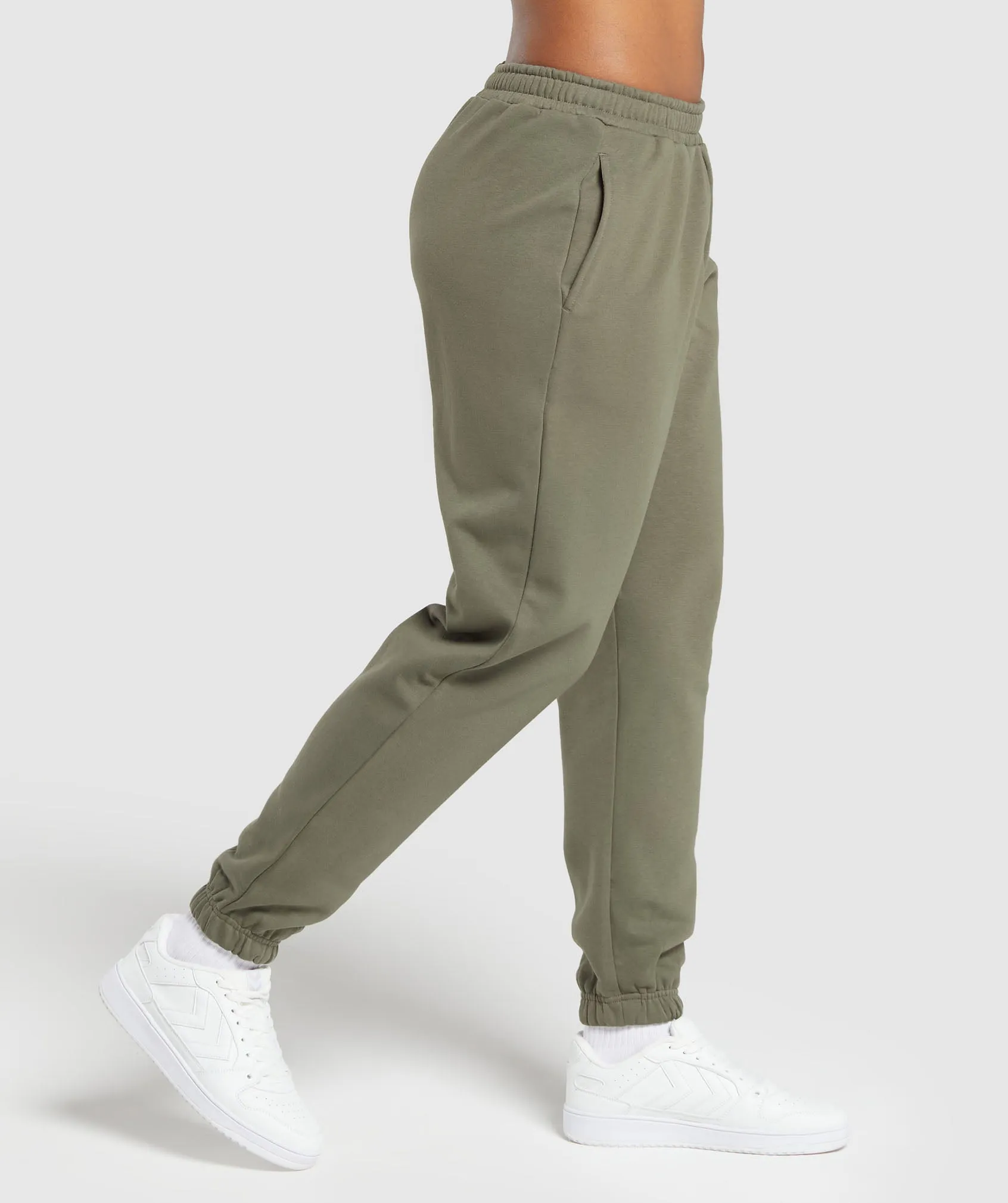 Gymshark Training Fleece Joggers - Base Green