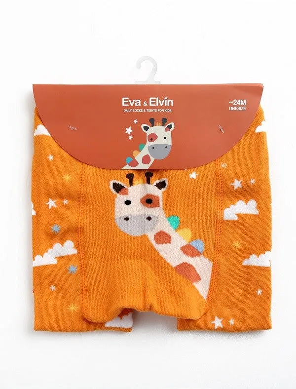 Heaven Giraffe Orange Baby Leggings