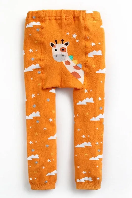 Heaven Giraffe Orange Baby Leggings