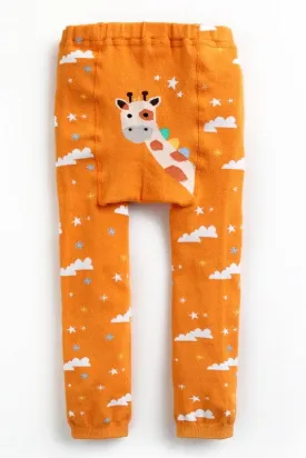 Heaven Giraffe Orange Baby Leggings