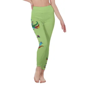 High Plains Grassy High Waist Leggings