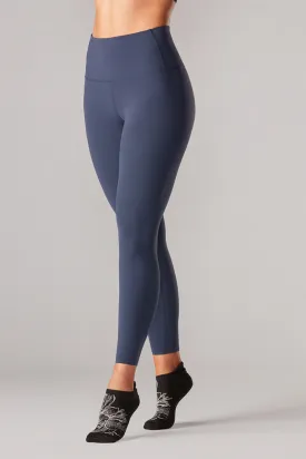 High Waisted 7/8 Legging - Navy