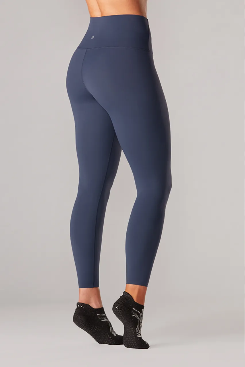 High Waisted 7/8 Legging - Navy