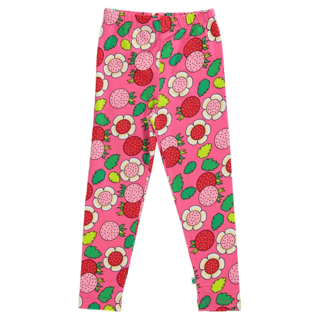 Leggings with strawberries