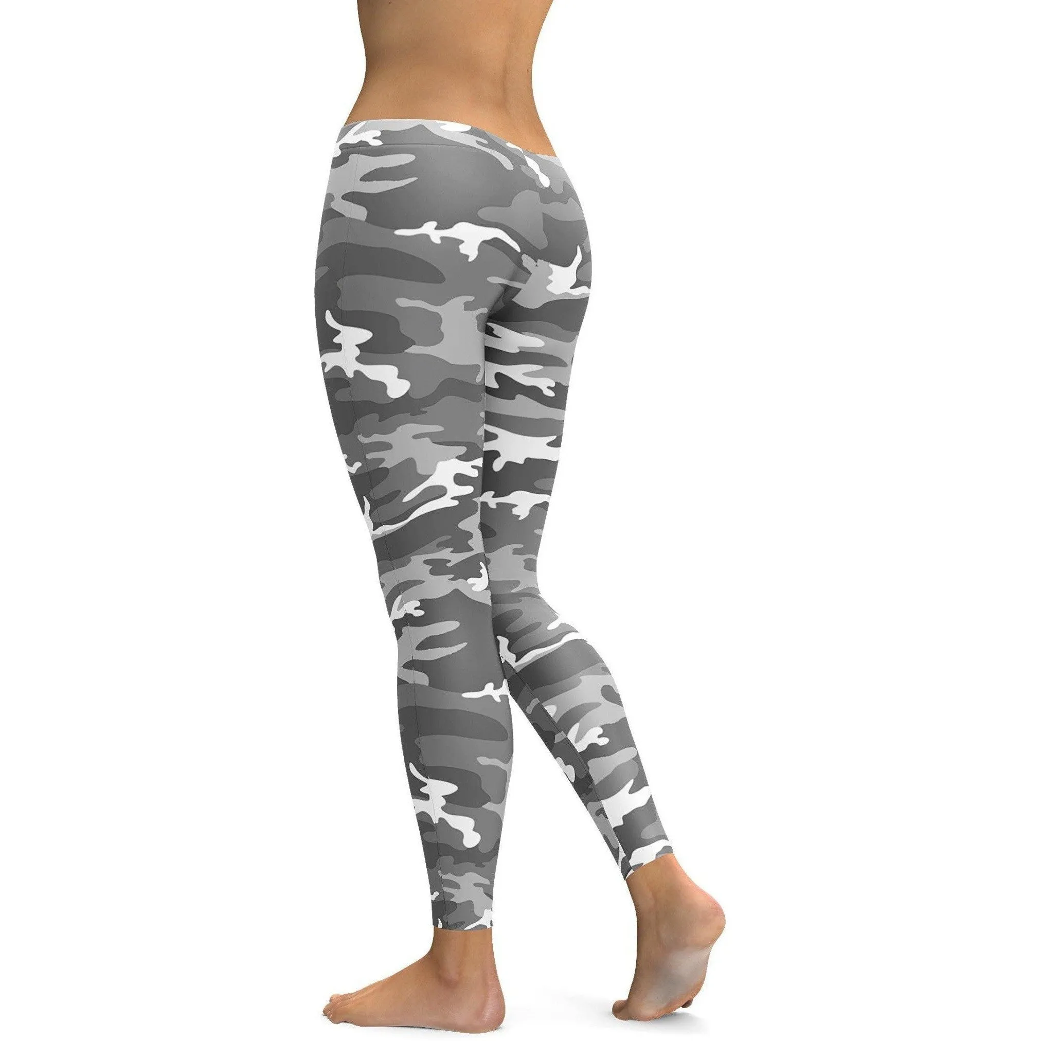 Light Grey Camo Leggings