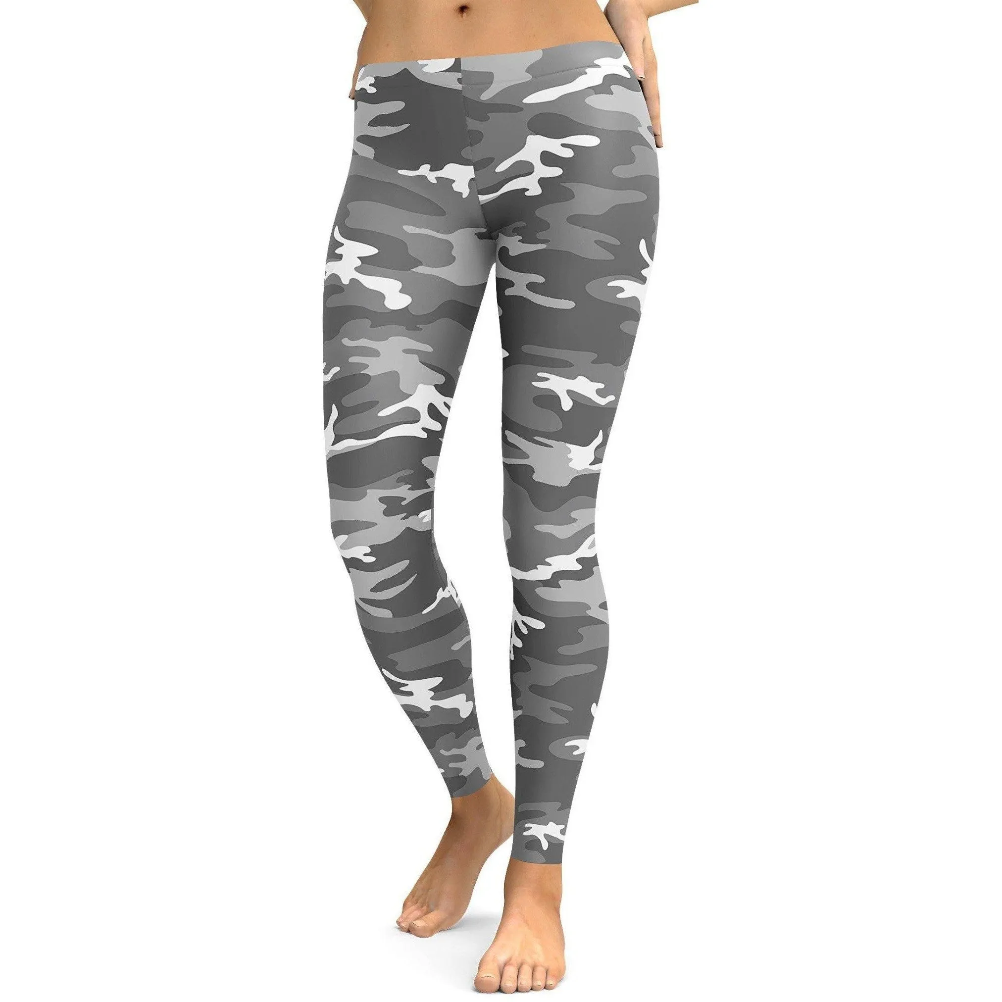 Light Grey Camo Leggings