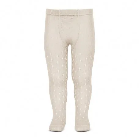 Linen Full Openwork Tights