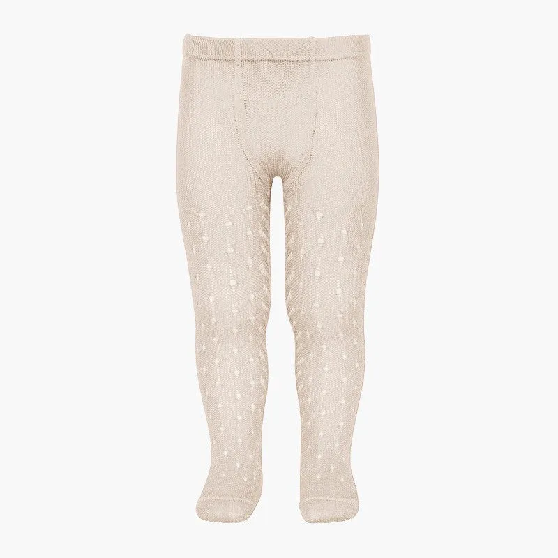 Linen Full Openwork Tights