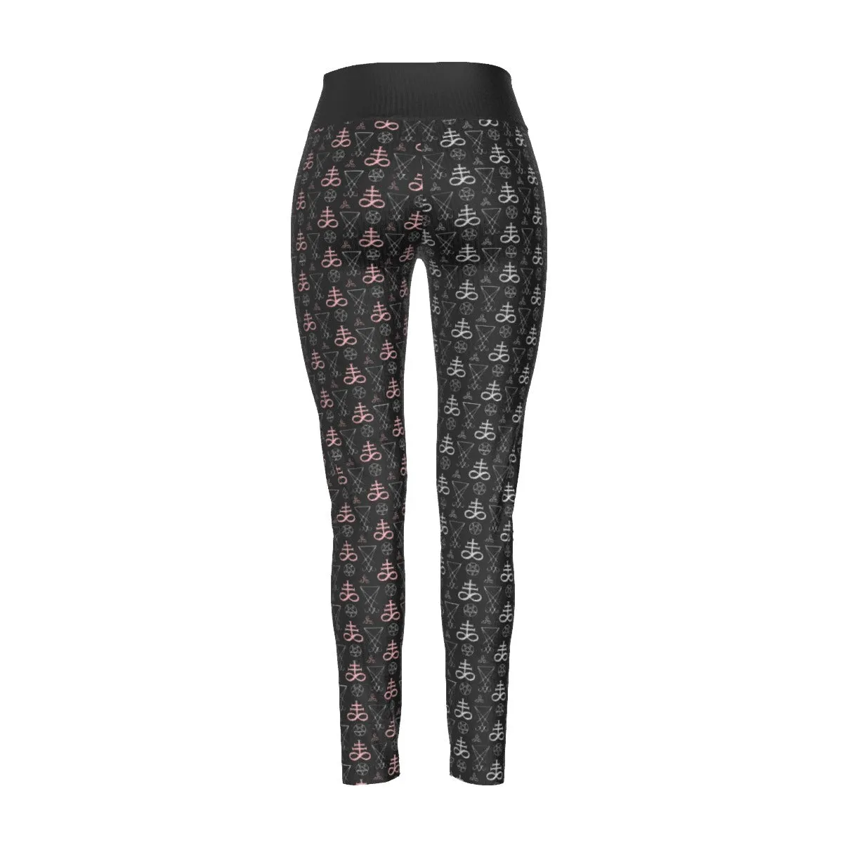 Luciferian High Waist Leggings