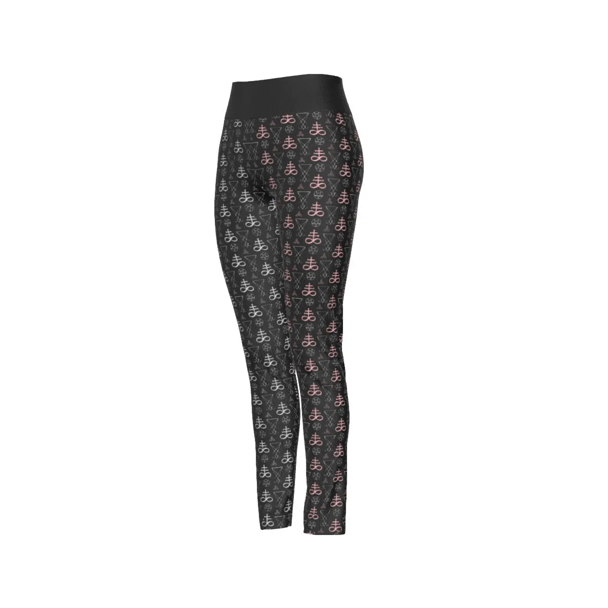 Luciferian High Waist Leggings