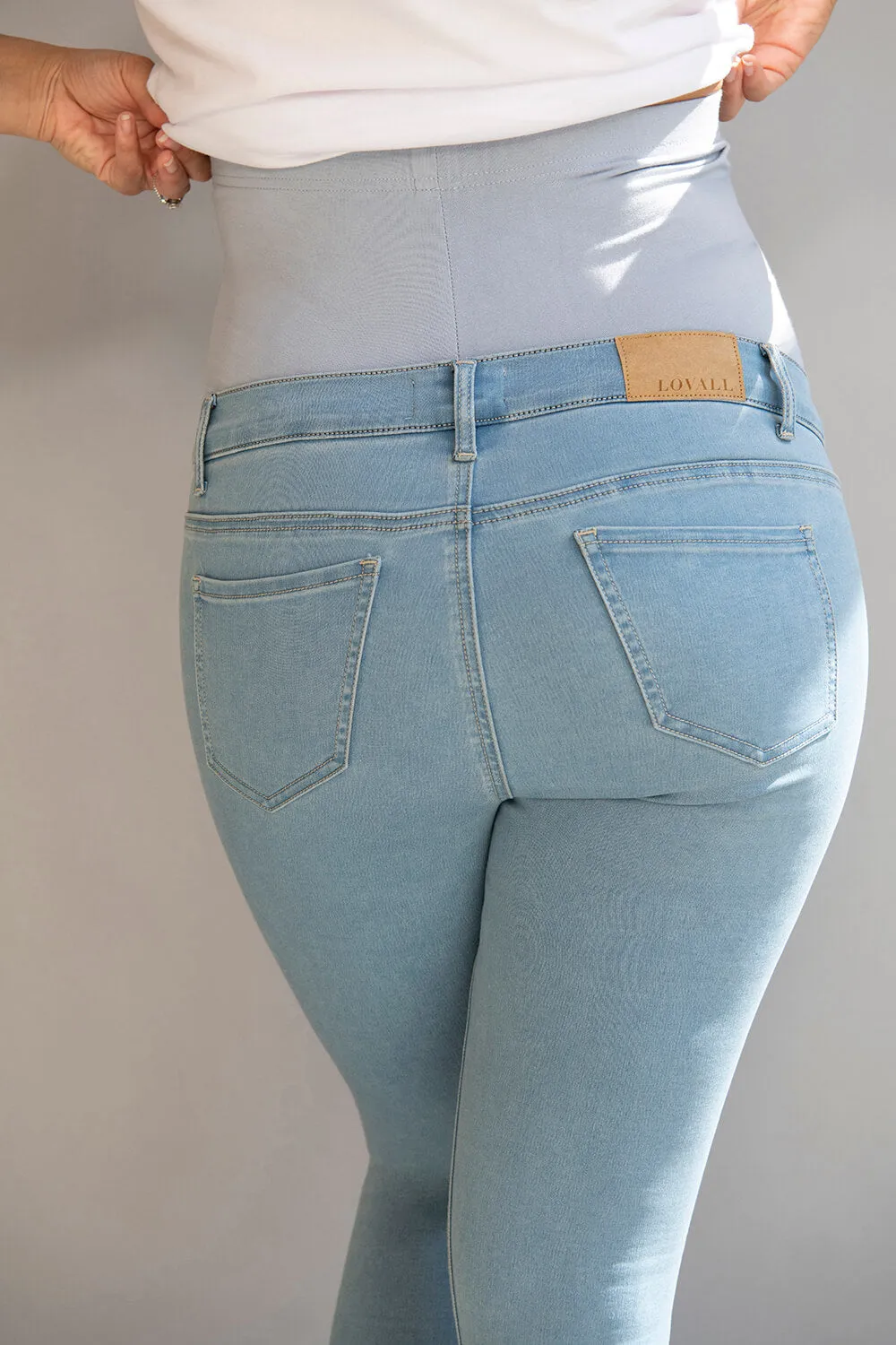 Maternity Jeggings - Light Blue